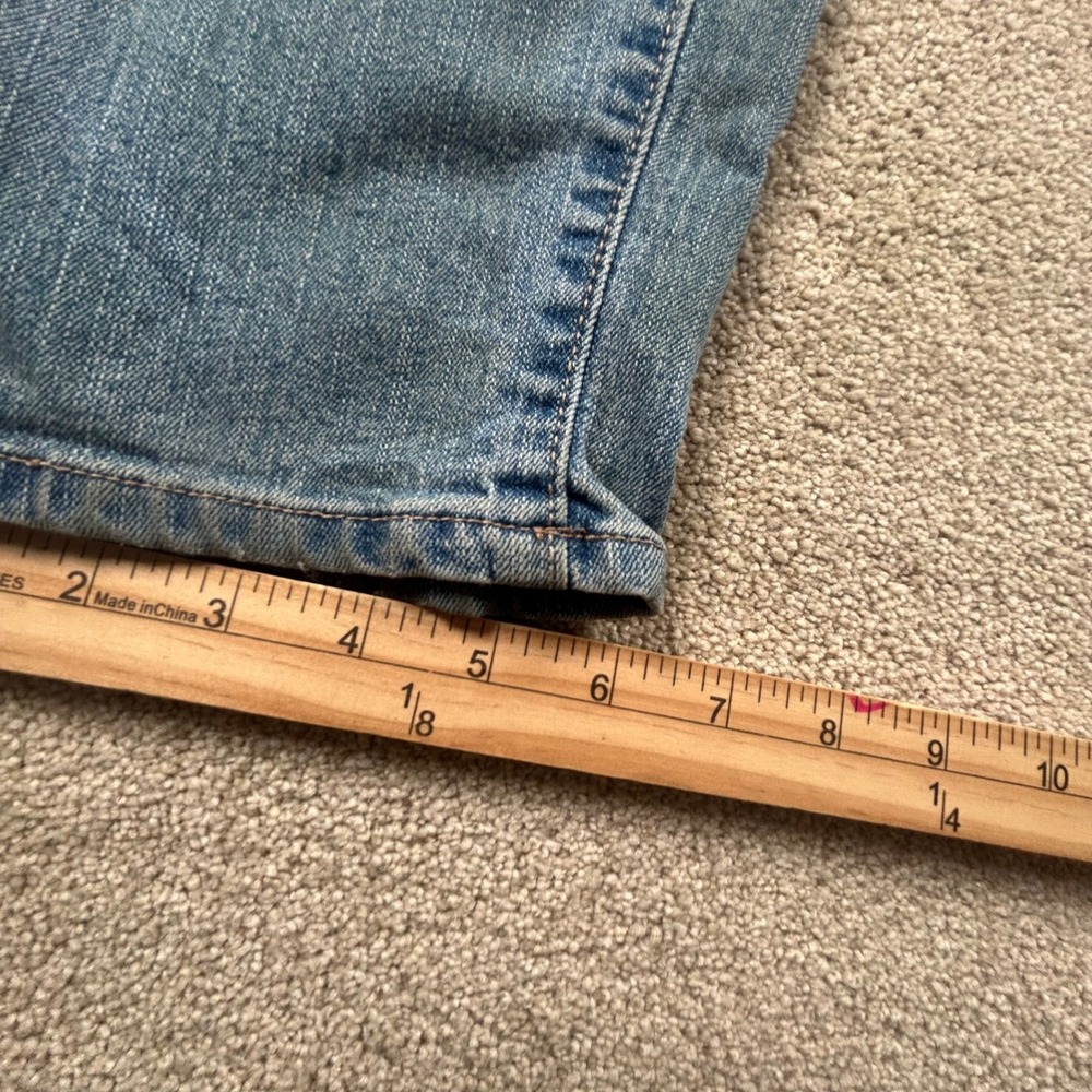 No Boundaries Women Blue High Rise Mom Jeans Size 9 Medium Wash Stretch Denim - Picture 3 of 8